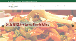 Desktop Screenshot of cantinadisalerno.com.br