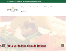 Tablet Screenshot of cantinadisalerno.com.br